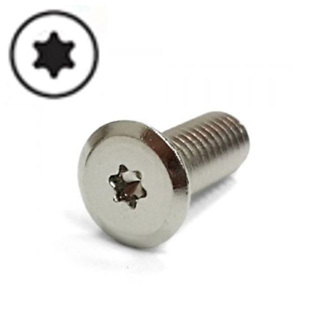 특수볼트 초납작별렌치 철니켈도금 M5x10mm 200개
