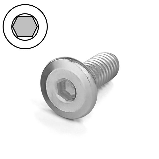 특수볼트 육각납작머리렌치  스텐 M5x14mm 200개