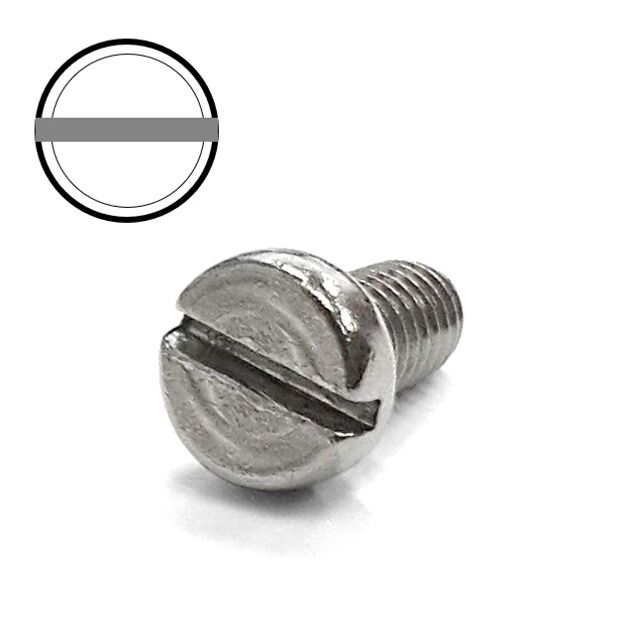 특수볼트 일자평두 스텐 M4x16mm 100개