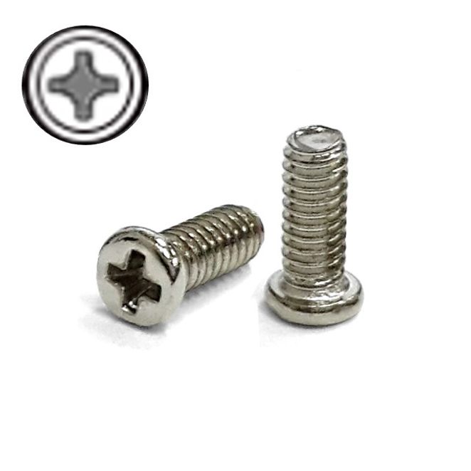마이크로볼트 십자둥근머리 철니켈도금 M1.7x5mm 5000개