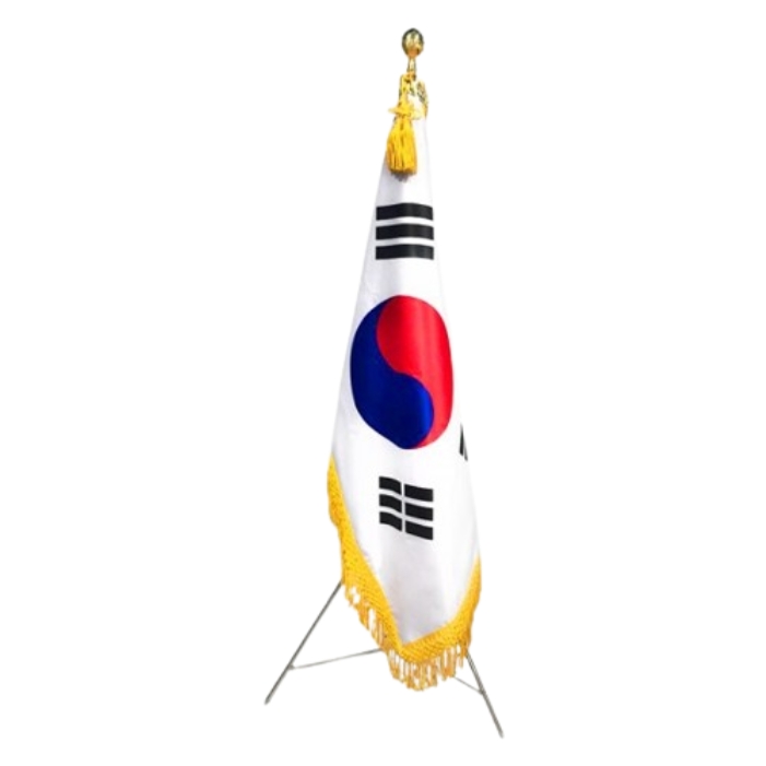 태극기 정기세트 본염90x135cm 천가방케이스 국기