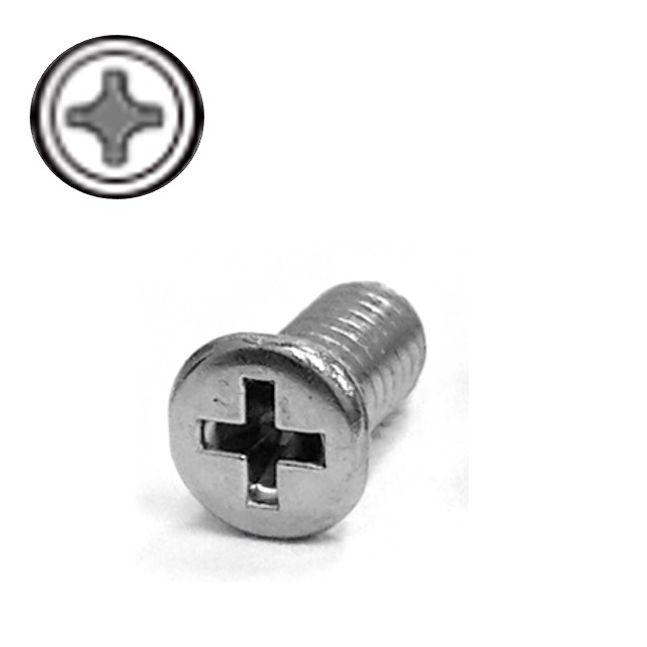 마이크로볼트 십자둥근머리 스텐 M1.6x10mm 100개