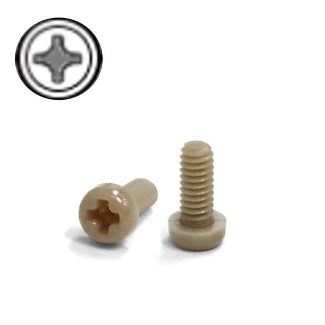 마이크로볼트 십자둥근머리 PEEK M1.6x2.5mm 5000개
