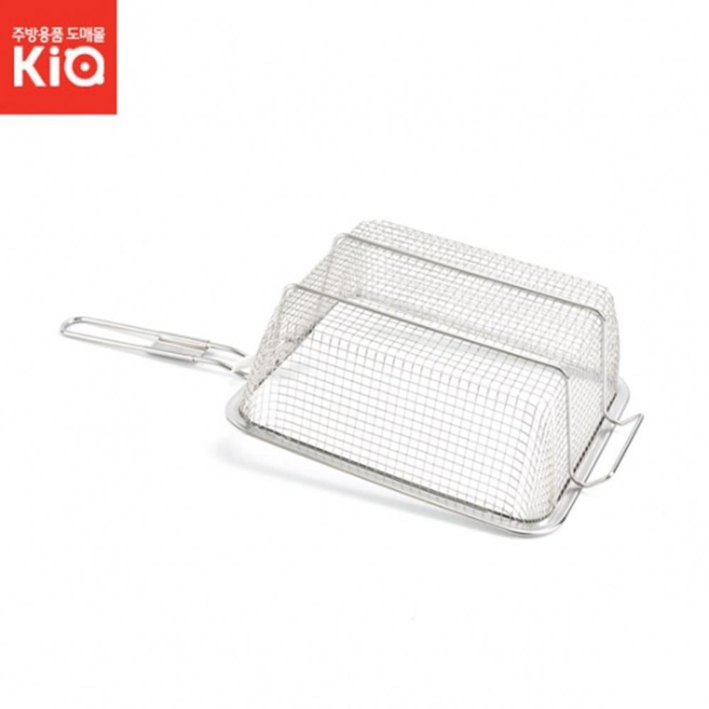 업소용 스텐 대용량 사각 튀김건지기 중