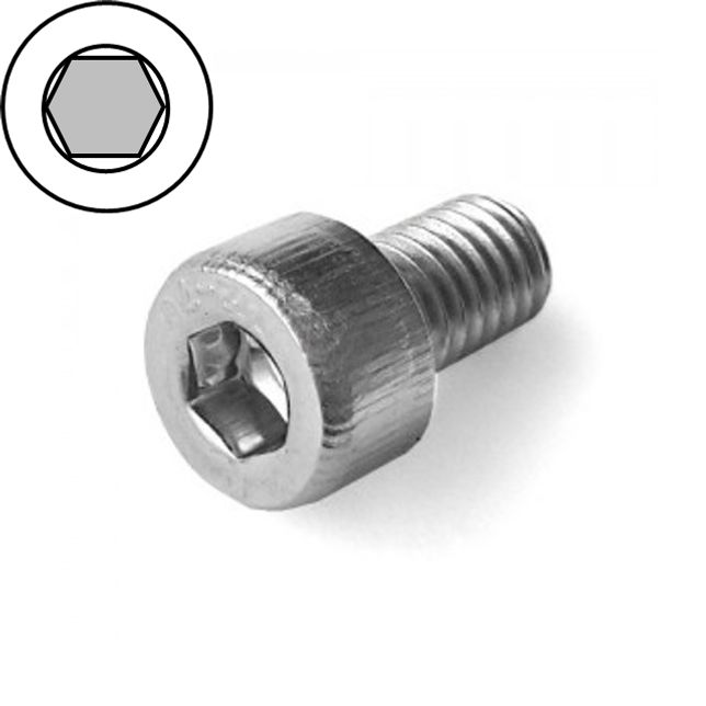 일반볼트 유두 육각렌치볼트 스텐 M1.6x5mm 100개