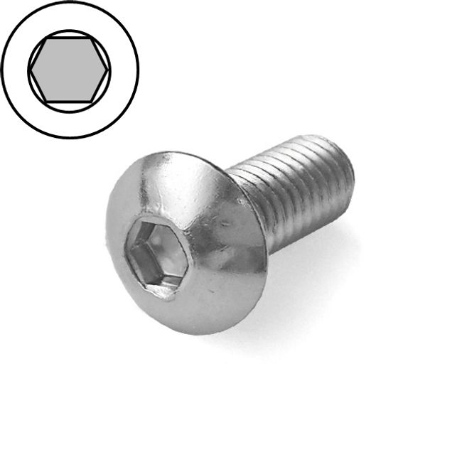 일반볼트 둥근육각렌치볼트 스텐 M5x20mm 500개