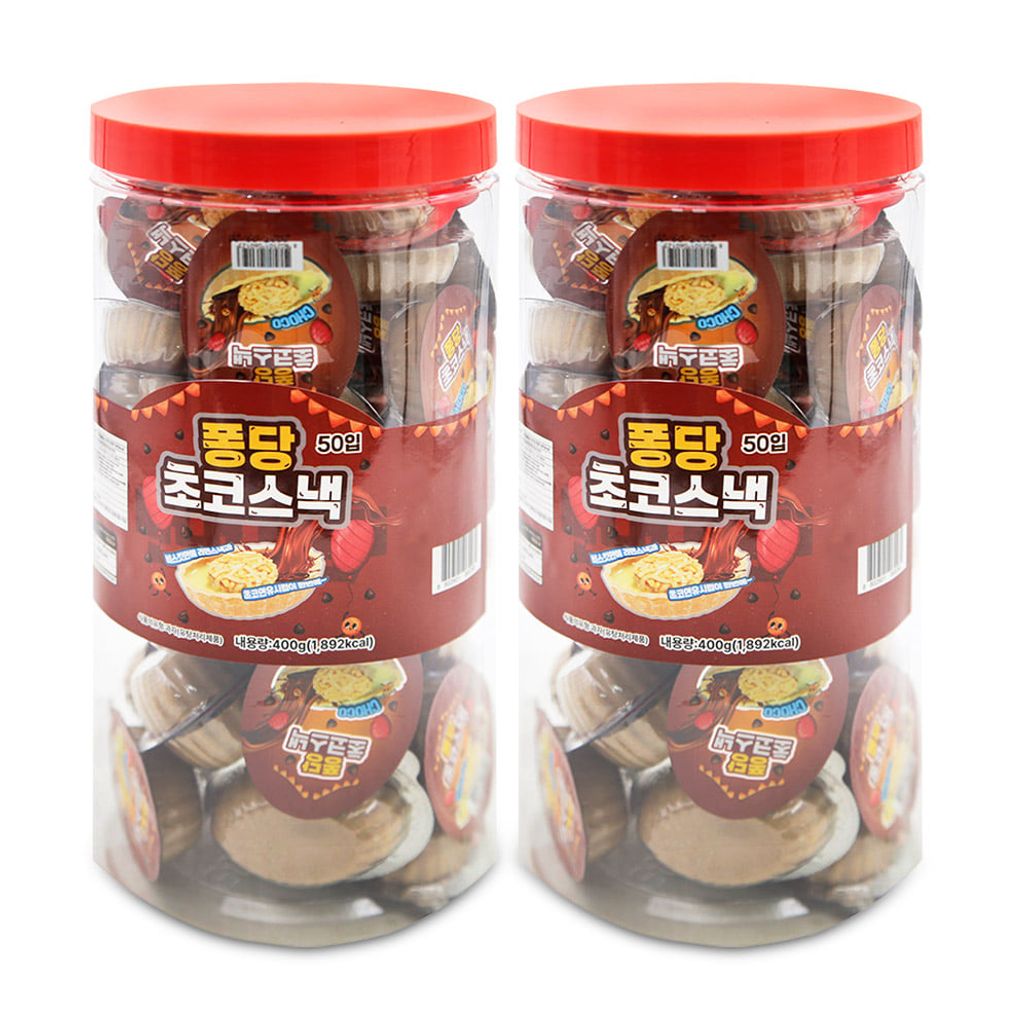 퐁당초코스낵 400g x 2개 초코타르트 초코과자
