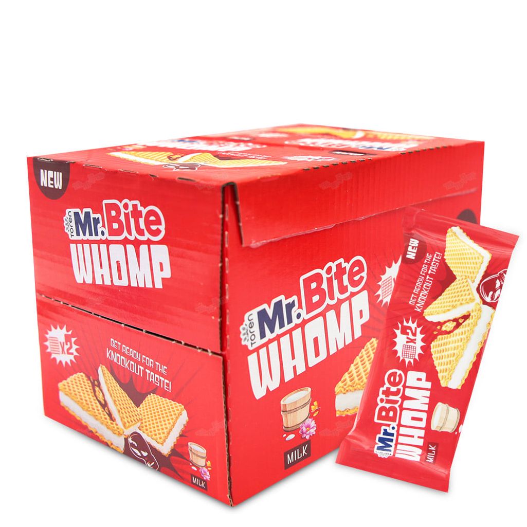 미스터 바이트 웜프 밀크 44g x 24개 웨이퍼 크림웨하스