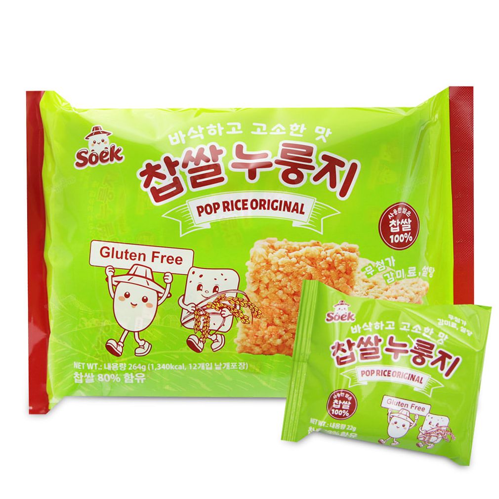 찹쌀 누룽지 바삭하고 고소한 맛 264g 추억의과자