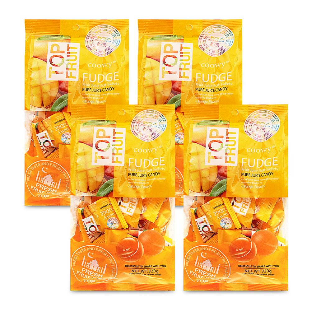 coowy 쿠위 탑젤리 베트남 망고젤리 280g x 4개