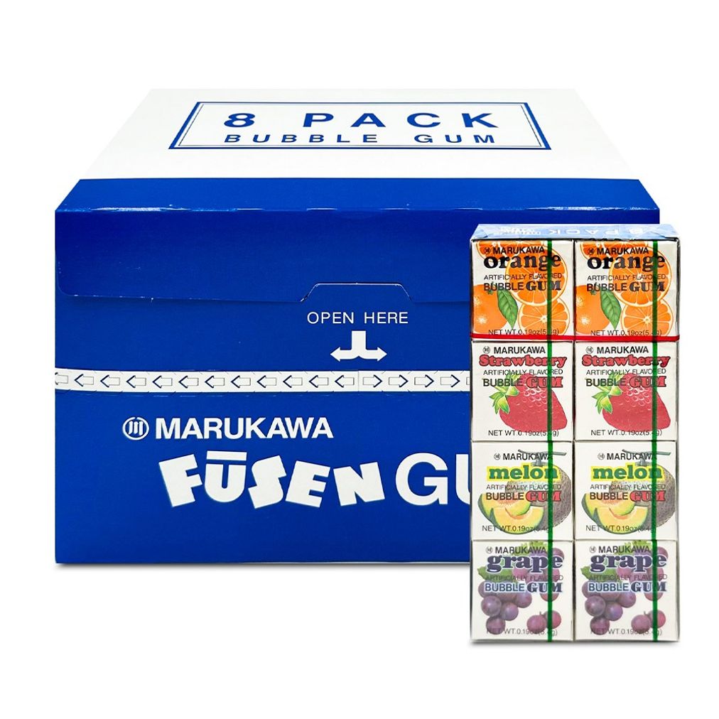 마루가와 에잇팩 버블껌 43.2g x 24개 추억의 껌